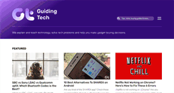 Desktop Screenshot of guidingtech.com